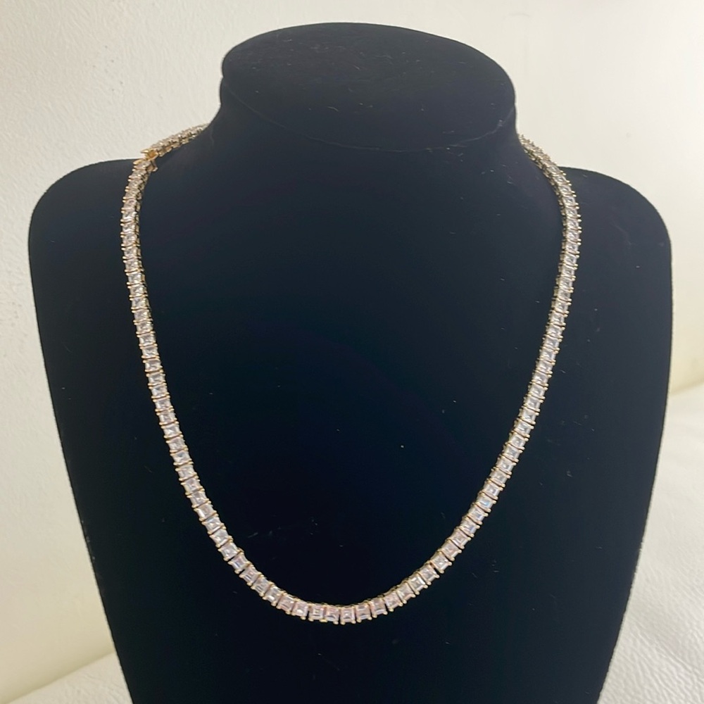 16” Sterling Silver tennis chain for men and women